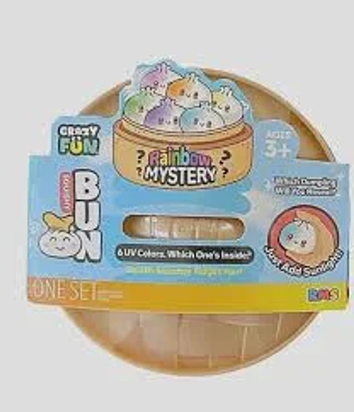 Viral Squishy Bun Dumpling UV Color Changing Five Below Rainbow Mystery Toy NEW