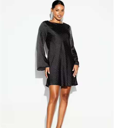 The Occasion by Old Navy Satin Flare-Sleeve Mini Dress | Old Navy