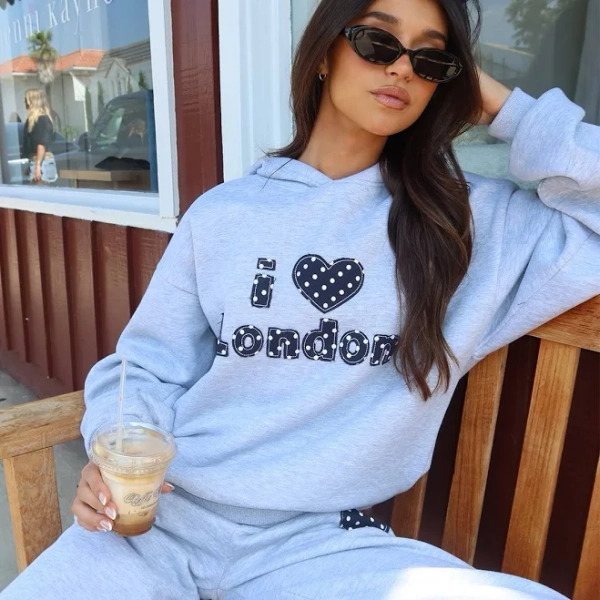 Edikted Women's I Heart London Hoodie