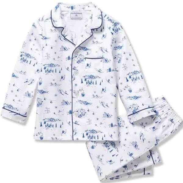 Petite Plume Unisex Chalet Toile Twill Pajama Set