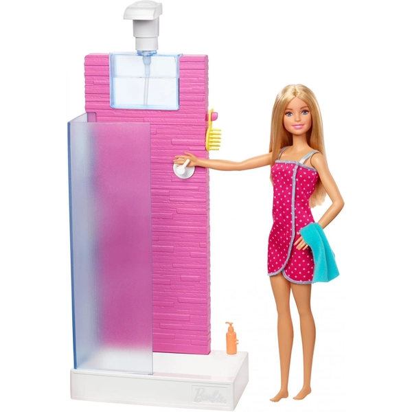 Barbie Estate & Shower with Accessories Doll Playsets