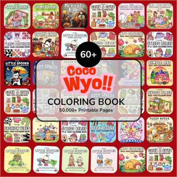 Coco Wyo Mega Bundle Coloring Books
