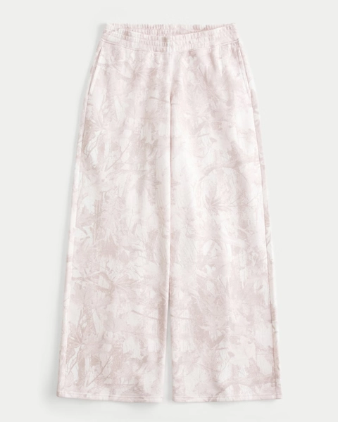 Pink Camo Baggy Sweatpants