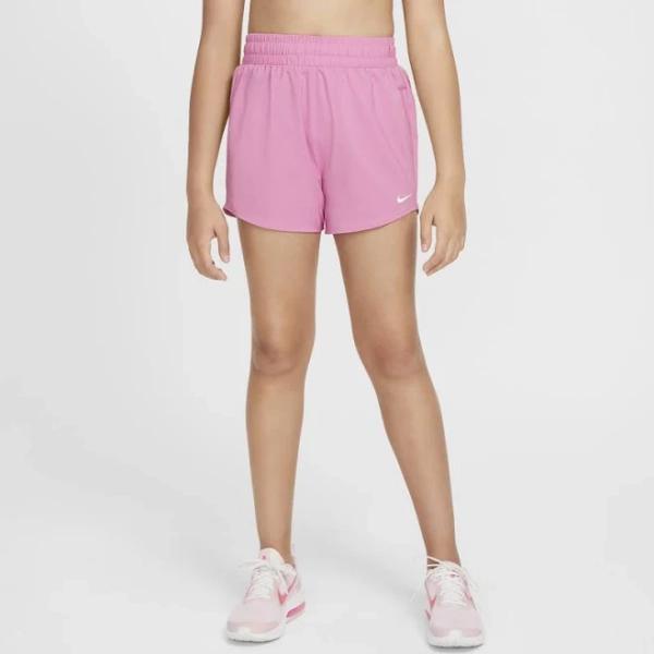Girls' Nike Dri-FIT One High-Waisted Woven Training Shorts