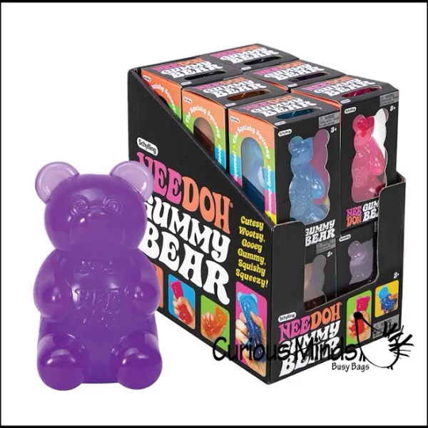 NeeDoh Gummy Bear Gel Filled Stress Balll