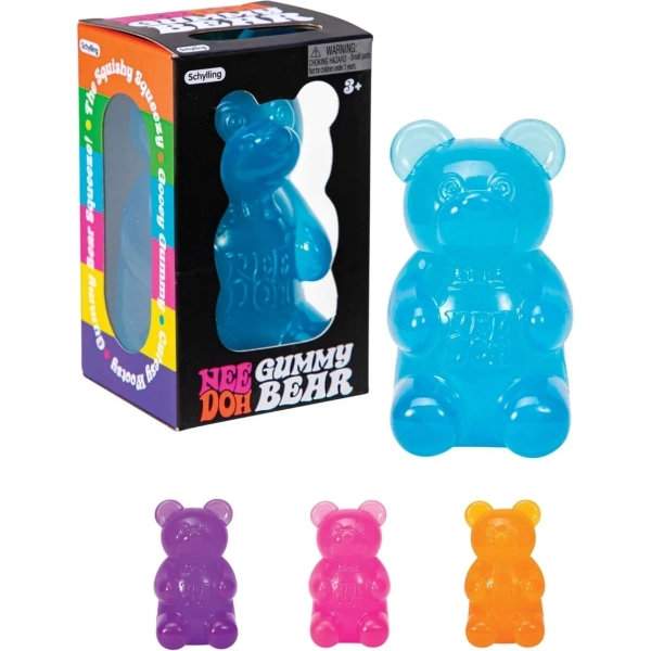NeeDoh Gummy Bear – Jelly Sensory Toy – 3.5" - NEEDOH Official Sensory Toys Website