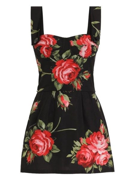 Dolce & Gabbana robe courte à fleurs | 38