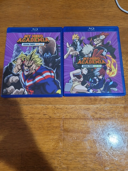 My Hero Academia Season 3 Part 1 &amp; 2 Blu-Rays (With Digital Copies)