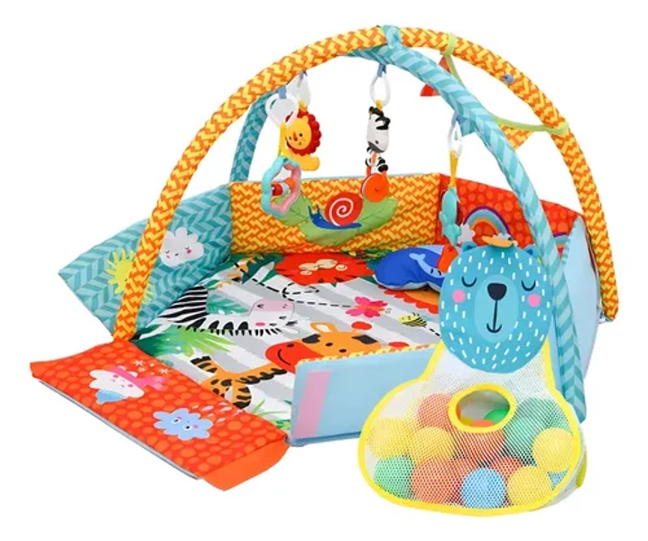 Alfombra Gimnasio De Juego Bebe Pelotero Premium Baby Deluxe