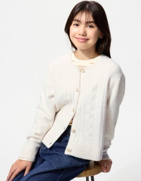 UNIQLO Kids Souffle Yarn Cardigan