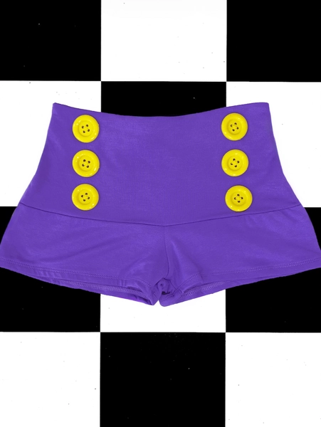 SWEET LORD O'MIGHTY! AHOY MICRO SHORT IN PURPLE