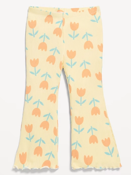 Ribbed Flare Leggings for Toddler Girls