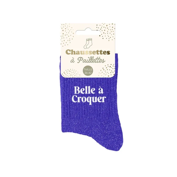Chaussettes Paillettes Belle A Croquer