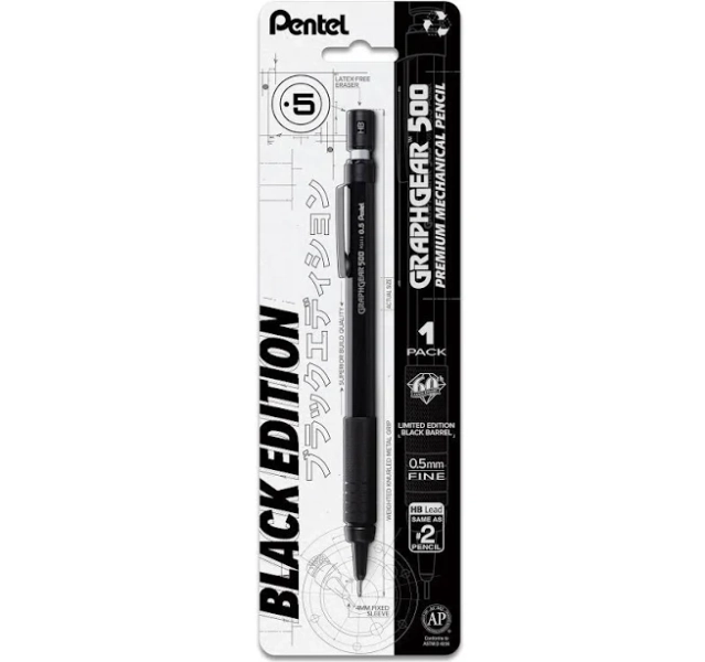 GraphGear 500 Limited Black Edition Drafting Pencil
