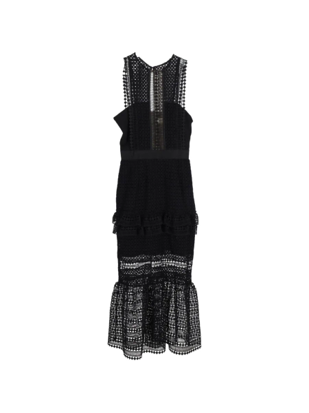 Self-Portrait lace-panelled mermaid dress | 4