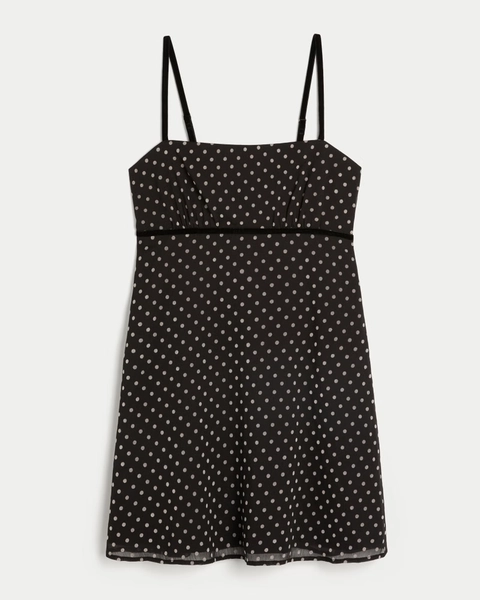 Chiffon Babydoll Mini Dress