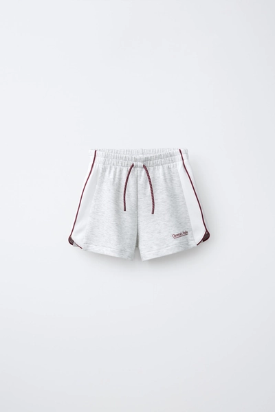CONTRAST ATHLETIC SHORTS