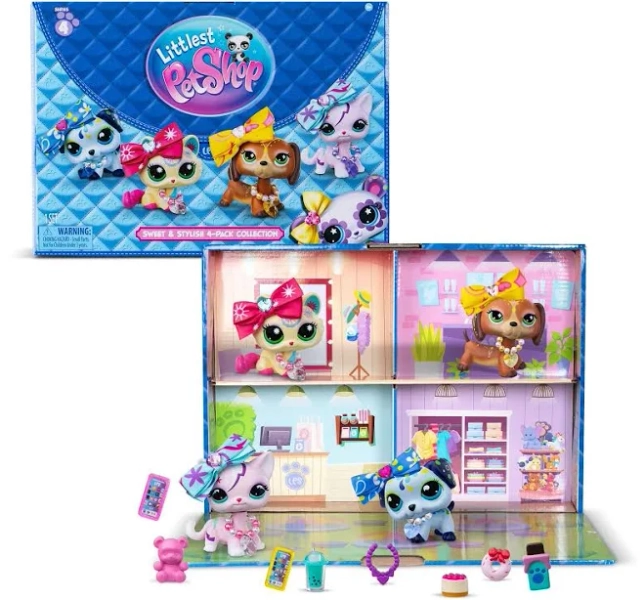 Littlest Pet Shop Sweet & Stylish 4-Pack