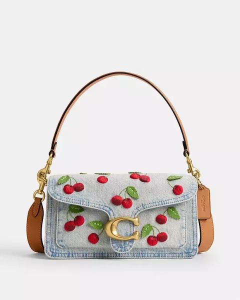Sac épaule Tabby 26 Avec Broderie Cerise