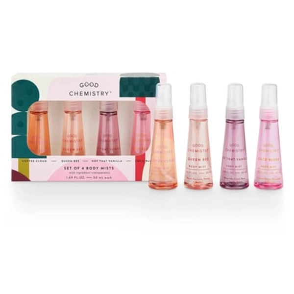 Good Chemistry Holiday Women's Body Mist Gift Set - 4pk/1.69 fl oz
