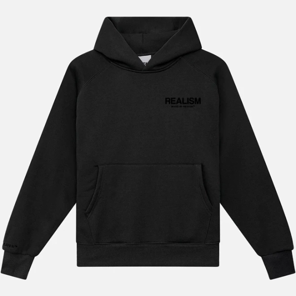 SSS REALISM HEAVEN LOGO HOODIE OBSIDIAN XXXSMALL