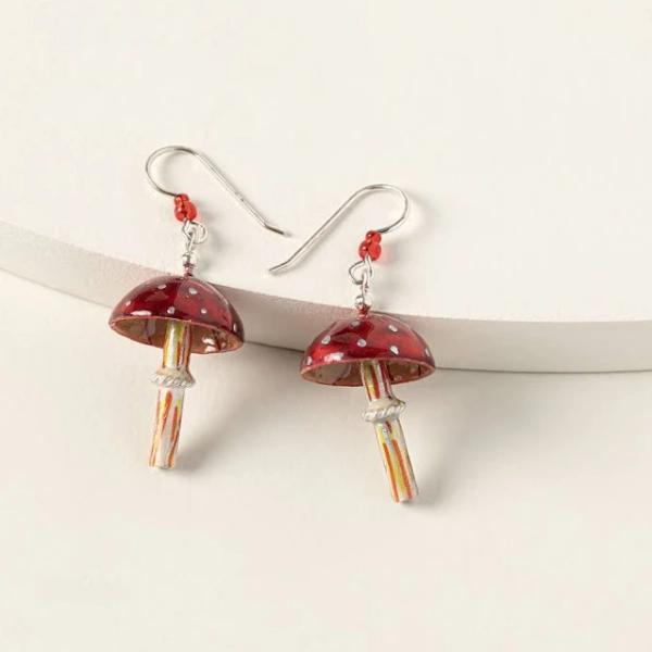 Mushroom Earrings