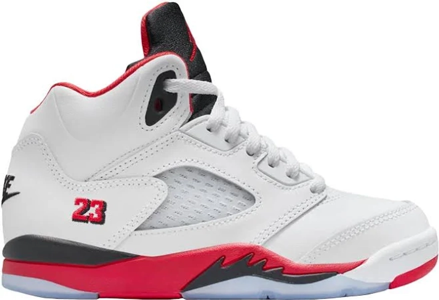 Air Jordan Kids' 5 Retro OG 'Fire Red