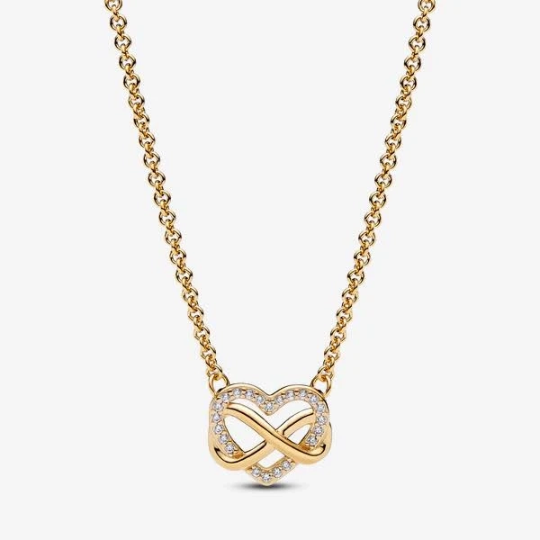Pandora Sparkling Infinity Heart Collier Necklace