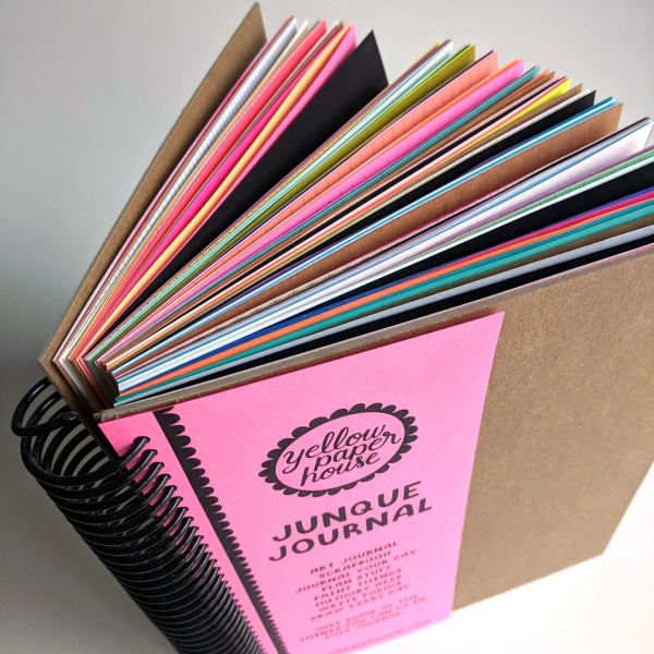 9" X 7" JUNQUE JOURNAL - for Art Journaling, Scrapbooking, Junk Planner, Creative Life Planning - Etsy