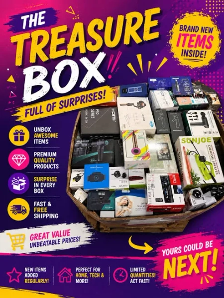 Tiktok Trendsetter Treasure Box – Premium Overstock Finds