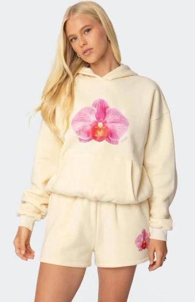 Edikted Women's Orchid Babe Hoodie
