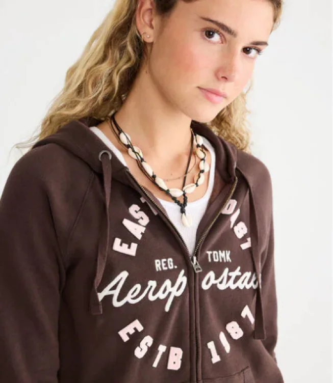WomenTopsHoodies + SweatshirtsAeropostale East Coast Full-Zip HoodieAeropostale East Coast Full-Zip Hoodie