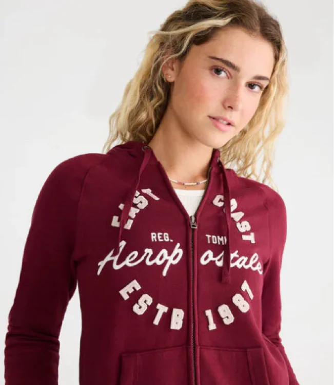 WomenTopsHoodies + SweatshirtsAeropostale East Coast Full-Zip HoodieAeropostale East Coast Full-Zip Hoodie