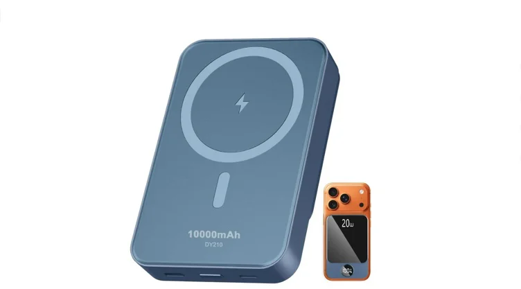 Magnetic Wireless Portable Charger, 10000mAh Power Bank with PD20w Fast Charging, USB C in&Out Battery Pack, Compatible with Mag-Safe for iPhone 17/16/15/14/13 Series, Samsung, Android, and More