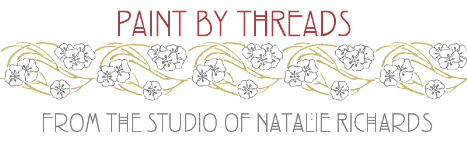 Prairie Table Scarf - $485.00 : Paint By Threads, Original Arts & Crafts Textile Designs by Natalie Richards