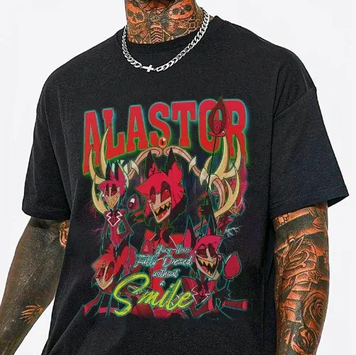 Alastor Hazbin Hotel Cartoon Alastor Hazbin Hotel Cartoon Unisex T-shirt Sweatshirt Hoodie