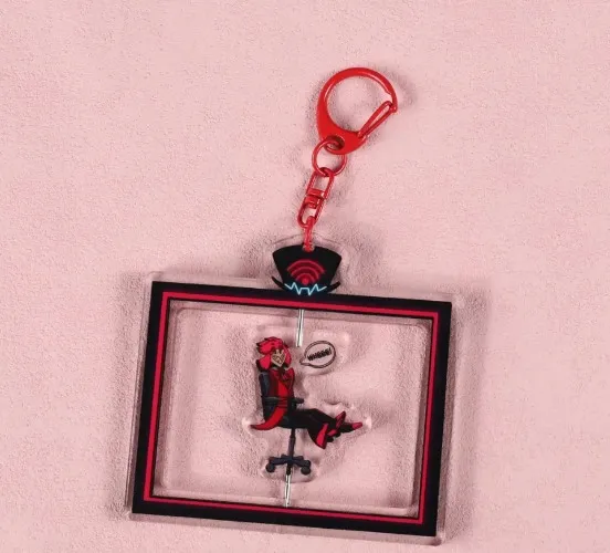 Alastor RadioSpin chair spinning keychain