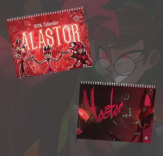 Alastor 2026 Calendar, Hazbin Hotel Merch, Hazbin Hotel Season 2, Movie Merch, Gift For Fans