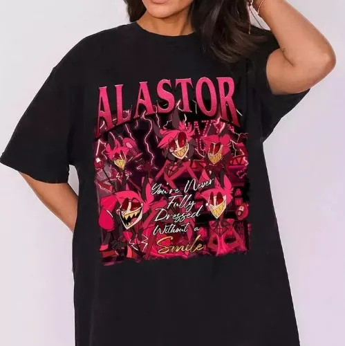 Alastor Hazbin Hotel Shirt, Hazbin Hotel Fan Shirt, Hazbin Hotel Movie Shirt