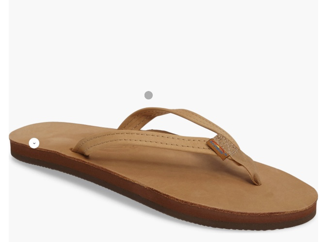 Rainbow Narrow Strap Sandal