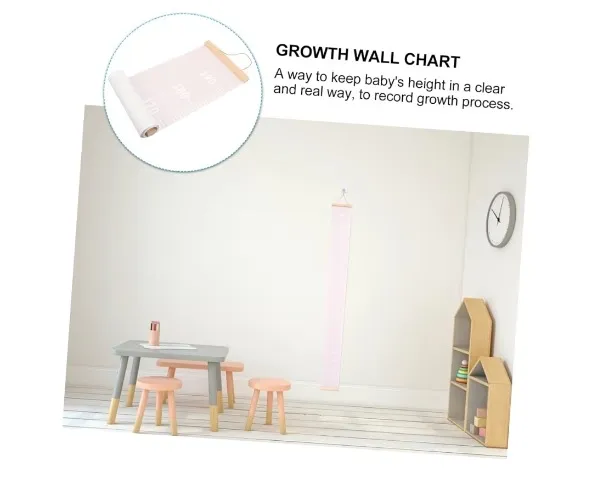 Kisangel Kids Height Recording Ruler Growth Chart Hanging Canvas Ruler for Nursery or Kindergarten Sturdy and Easy to Store : Amazon.com.au: Baby