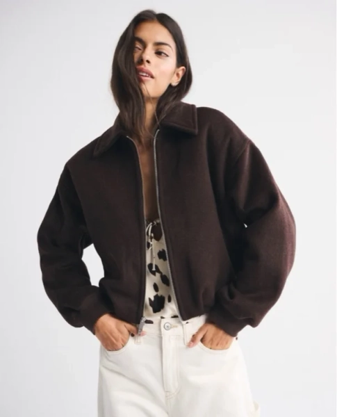 Abercrombie wool coat 