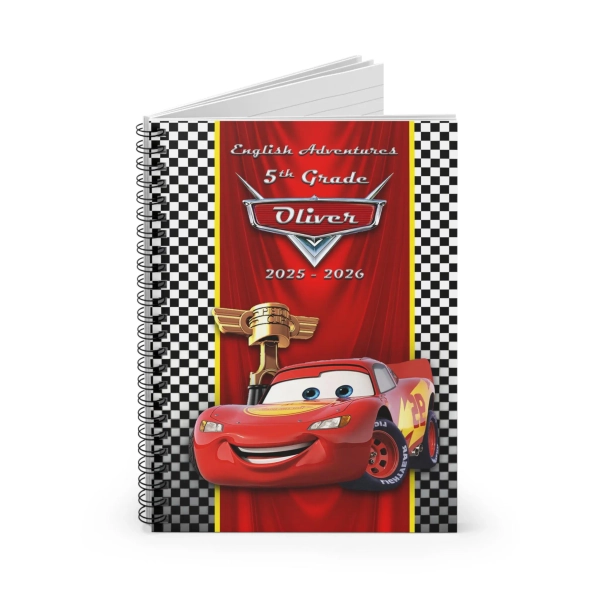 Personalized Cars Notebook