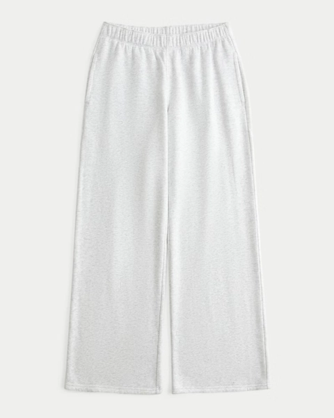 Bow Graphic Wide-Leg Sweatpants
