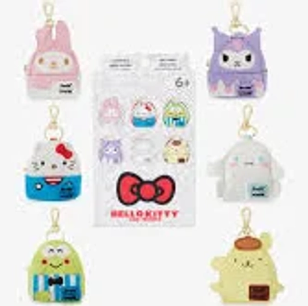 Loungefly Hello Kitty 50th Anniversary Mini Backpack Keychain