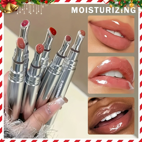 [6pcs Set]HERORANGE Tinted Lip Gloss Hydrating & Plumping Vibrant Shine Unisex For AllSeasons Festival Party Stage Must-Have Christmas Halloween Valentine'S Mother'sDay Gift Teen Girls Trendy Stuff Glossy Lip Balm Girly Must Haves Cheap Sheer Lip