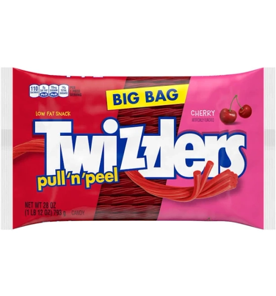 Twizzlers Candy Cherry Pull N Peel