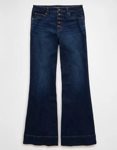 AE Stretch High-Waisted Flare Jean