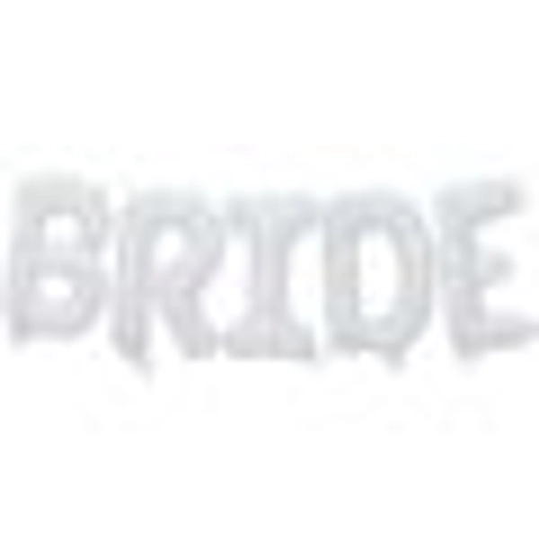 White Bride Balloons for Bridal Shower, Bride To Be Banner Bachelorette Party Decorations.