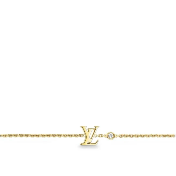 Louis Vuitton 18K Gold Diamond Bracelet